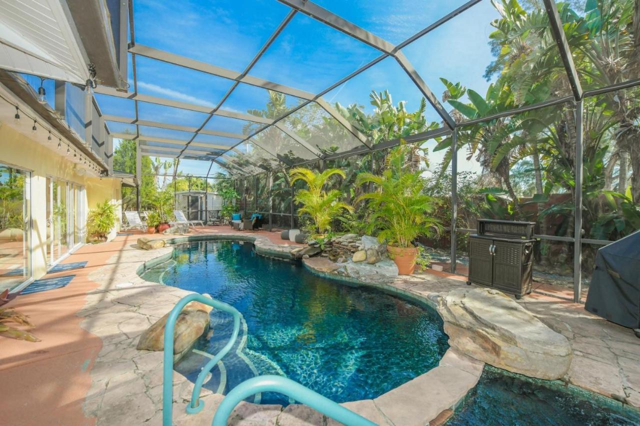 Island Time - Home Wenclosed Lagoon Style Pool Spa Walk To Beach Bikes Holmes Beach Exterior foto