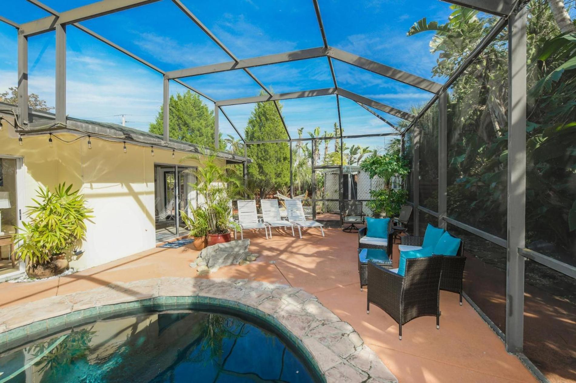 Island Time - Home Wenclosed Lagoon Style Pool Spa Walk To Beach Bikes Holmes Beach Exterior foto